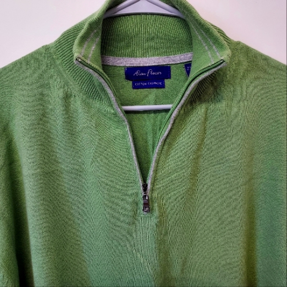 Alan Flusser Cashmere and Cotton Sweater